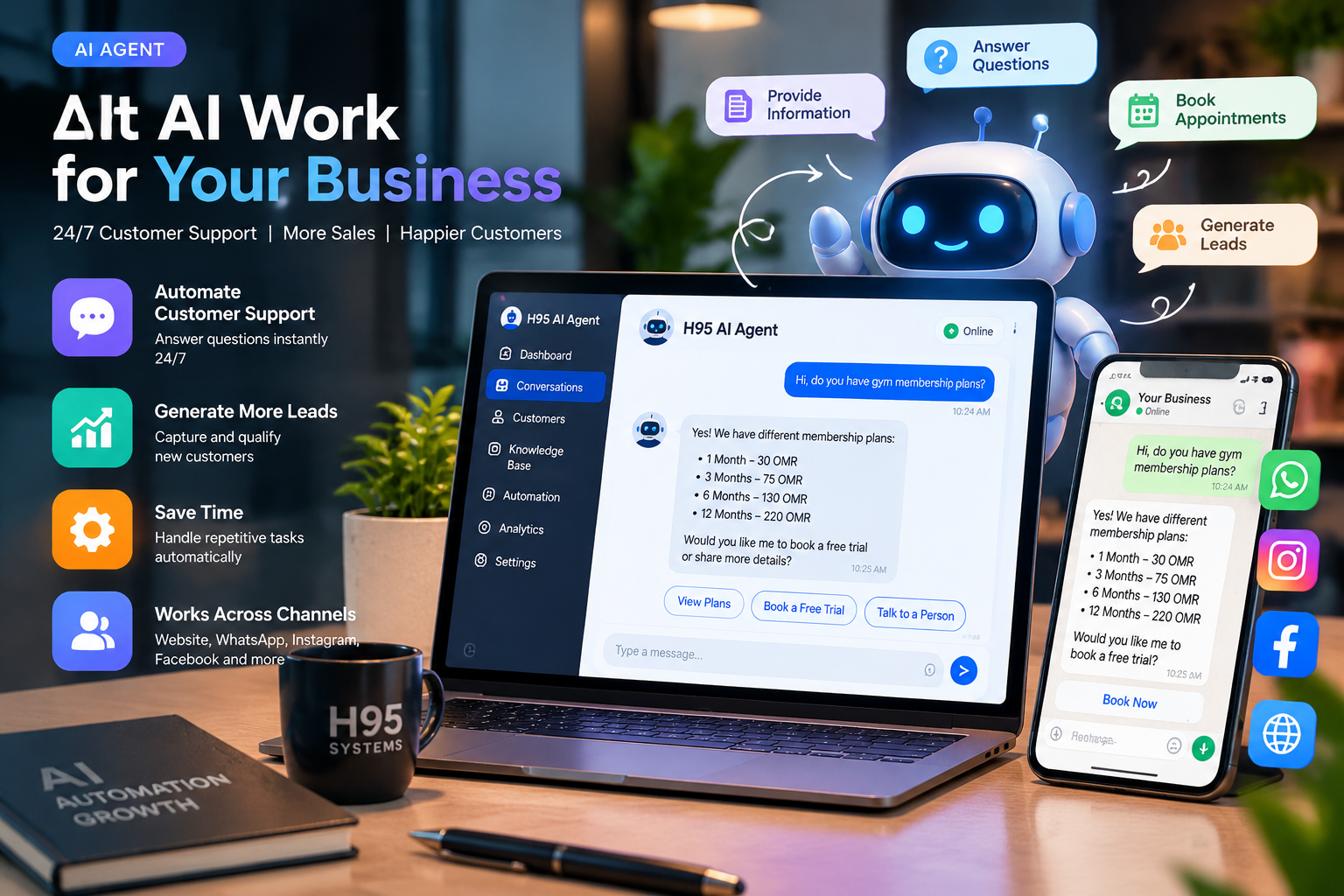 AI agent and automation sample